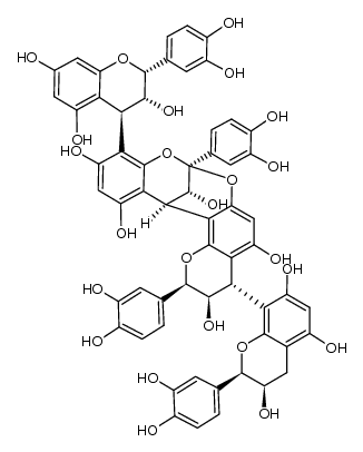 Cinnamtannin B2结构式