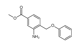methyl 3-amino-4-(phenoxymethyl)benzoate Structure