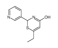 6-ethyl-2-pyridin-3-yl-2,3-dihydro-1,3-thiazin-4-one Structure