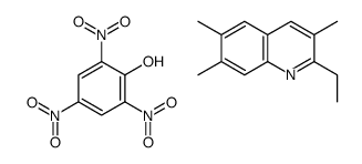 2-ethyl-3,6,7-trimethylquinoline,2,4,6-trinitrophenol结构式