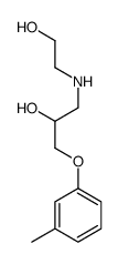 1-(2-hydroxyethylamino)-3-(3-methylphenoxy)propan-2-ol Structure