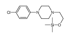 2-[4-(4-chlorophenyl)piperazin-1-yl]ethoxy-trimethylsilane Structure