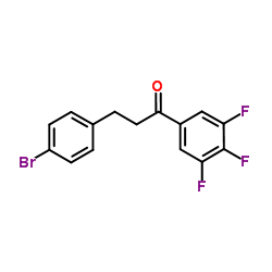 3-(4-Bromophenyl)-1-(3,4,5-trifluorophenyl)-1-propanone图片