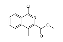 methyl 1-chloro-4-methylisoquinoline-3-carboxylate Structure