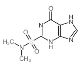 1H-Purine-2-sulfonamide,6,9-dihydro-N,N-dimethyl-6-oxo- structure
