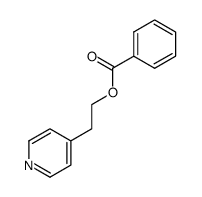 benzoic acid-(2-[4]pyridyl-ethyl ester)结构式