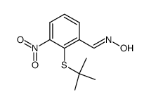 3-nitro-2-t-butylthiobenzaldoxime Structure