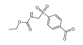 N-(p-Nitro-phenylsulfonylmethyl)-urethan Structure