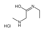 N-乙基-2-(甲氨基)乙酰胺盐酸盐结构式