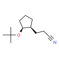 Cyclopentanepropanenitrile, 2-(1,1-dimethylethoxy)-, cis- (9CI) picture