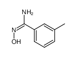 (E)-N'-hydroxy-3-methylbenzimidamide Structure