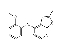 N-(2-ethoxyphenyl)-6-ethylthieno[2,3-d]pyrimidin-4-amine Structure