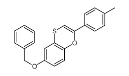 2-(4-methylphenyl)-6-phenylmethoxy-1,4-benzoxathiine Structure