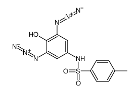 N-(3,5-diazido-4-hydroxyphenyl)-4-methylbenzenesulfonamide Structure