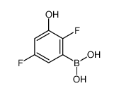 (2,5-difluoro-3-hydroxyphenyl)boronic acid Structure