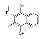 2-methyl-3-(methylamino)naphthalene-1,4-diol结构式