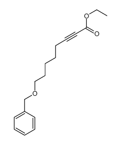 ethyl 8-phenylmethoxyoct-2-ynoate结构式