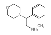 2-Morpholin-4-yl-2-o-tolyl-ethylamine结构式