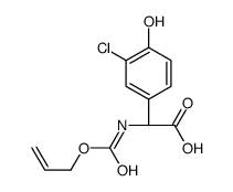 (R)-[[(allyloxy)carbonyl]amino](3-chloro-4-hydroxyphenyl)acetic acid结构式