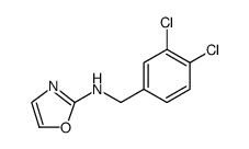 2-Oxazolamine, N-[(3,4-dichlorophenyl)methyl] Structure