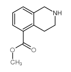 1,2,3,4-四氢异喹啉-5-羧酸甲酯结构式