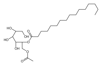 D-glucitol monoacetate monopalmitate Structure