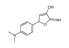 2-[4-(dimethylamino)phenyl]-5-imino-2H-furan-4-ol结构式