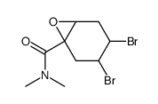 3,4-dibromo-N,N-dimethyl-7-oxabicyclo[4.1.0]heptane-1-carboxamide Structure