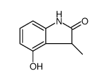 2H-Indol-2-one, 1,3-dihydro-4-hydroxy-3-methyl Structure