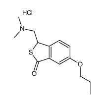 3-[(dimethylamino)methyl]-6-propoxy-3H-2-benzothiophen-1-one,hydrochloride Structure