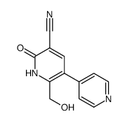 [3,4'-Bipyridine]-5-carbonitrile, 1,6-dihydro-2-(hydroxymethyl)-6-oxo Structure