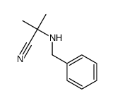 2-(Benzylamino)-2-methylpropanenitrile structure