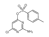 2-amino-6-chloropyrimidin-4-yl 4-methylbenzenesulfonate结构式