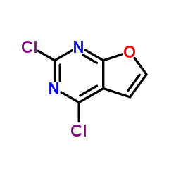 2,4-Dichlorofuro[2,3-d]pyrimidine structure