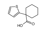 1-(Thiophen-2-yl)cyclohexanecarboxylic acid结构式