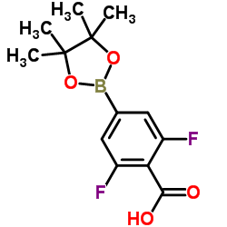 2,6-Difluoro-4-(4,4,5,5-tetramethyl-1,3,2-dioxaborolan-2-yl)benzoic acid picture
