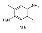 1,2,4-Benzenetriamine,3,6-dimethyl- structure