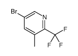 5-Bromo-3-methyl-2-(trifluoromethyl)pyridine structure