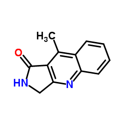 9-Methyl-2,3-dihydro-1H-pyrrolo[3,4-b]quinolin-1-one结构式