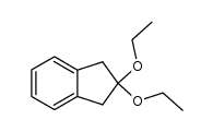 indan-2-one-diethylacetal结构式