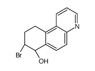 (7S,8S)-8-bromo-7,8,9,10-tetrahydrobenzo[f]quinolin-7-ol结构式