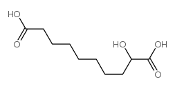 2-Hydroxysebacic acid structure