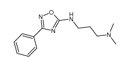 N1,N1-dimethyl-N3-(3-phenyl-1,2,4-oxadiazol-5-yl)propane-1,3-diamine Structure