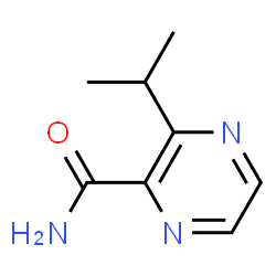 Pyrazinecarboxamide, 3-(1-methylethyl)- (9CI) Structure