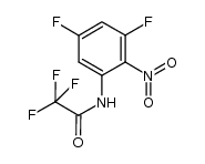 2,2,2-trifluoro-N-(3,5-difluoro-2-nitrophenyl)acetamide Structure