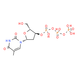Thymidine 3'-triphosphoric acid结构式