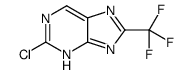 2-chloro-8-(trifluoromethyl)-7H-purine结构式