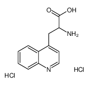2-Amino-3-quinolin-4-yl-propionic acid dihydrochloride结构式