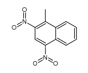 1-methyl-2,4-dinitro-naphthalene结构式