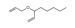 allyl oct-1-en-3-yl ether结构式